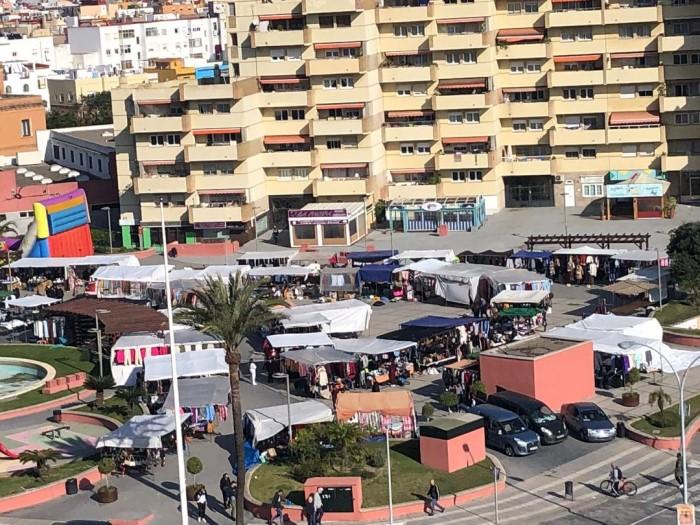 Los ambulantes de la Plaza de la Constitución permanecerán en esta zona hasta el 3 de noviembre
