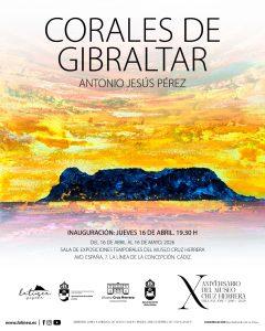 El Museo Cruz Herrera inaugura el jueves la muestra ‘Corales de Gibraltar’ de Antonio Jesús Pérez
