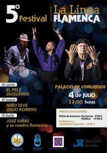 La Peña Flamenca recuerda que se encuentran a la venta las entradas para la quinta edición del festival “La Línea Flamenca”