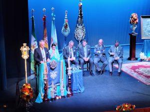El alcalde y la concejal de Fiestas felicitan a la Hermandad del Rocío y a los hermanos Fanegas de Villar por su Pregón de Pentecostés