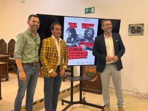 Antonio Reyes, Rancapino Chico y el bailaor David Morales en la II Noche Flamenca de La Línea