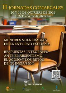 La Línea participará en las “II Jornadas Comarcales: Menores Vulnerables en el entorno escolar. Respuestas integrales ante el Absentismo, el Acoso y los Retos de la Inclusión”