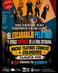 El Teatro Paseo de La Velada acoge mañana “El Escarabajo Pelotero y otras mierdas de la vida cotidiana”