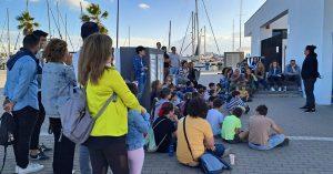 Cerca de 350 escolares de distintos centros educativos visitarán desde mañana martes las instalaciones del puerto Alcaidesa Marina