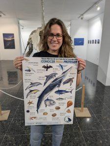 Ecolocaliza presenta un póster sobre la fauna marina de La Línea bajo el lema “Conocer para proteger”