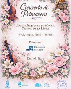El Teatro Paseo de La Velada acogerá el 29 de mayo un concierto de primavera de la Joven Orquesta Sinfónica Ciudad de La Línea