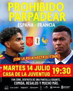 La Casa de la Juventud acogerá la retransmisión en directo del partido de semifinales entre España y Francia