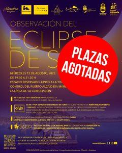 Agotadas las plazas para la observación del eclipse solar del próximo 12 de agosto en el puerto Alcaidesa Marina