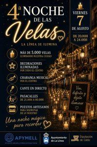 La Línea celebrará este viernes la cuarta edición de la ‘Noche de las Velas’ con un amplio programa de actividades en el centro urbano