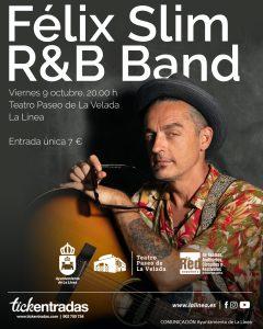 El Teatro Paseo de La Velada acogerá el directo de Félix Slim R&B Band el próximo 9 de octubre