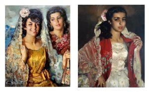 El Museo Cruz Herrera cede dos lienzos del pintor al Museo Iberoamericano de Cádiz para la exposición ‘¿Dónde vas con mantón de Manila?’