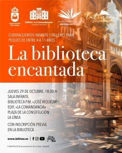 Abiertas las inscripciones para participar en el Cuentacuentos “La Biblioteca Encantada” y “Don Juan Tenorio ( Un relato de doña Inés de Ulloa)