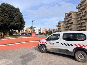 La semana próxima se iniciará el cerramiento perimetral de la Plaza de la Constitución una vez consumado el traslado de los ambulantes a la calle Jardines
