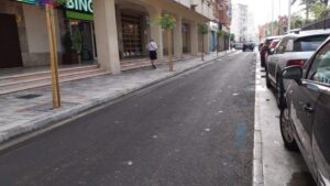 Obras en la Avenida de España