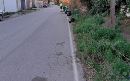 Tráfico reabierto en Camino de Torrenueva tras desprendimiento, pero con restricciones 5 limpieza camino de Estepona 415x260 1