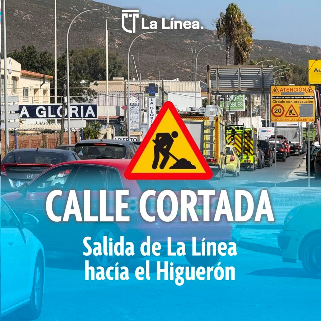 La carretera del cementerio estará cortada en dirección salida de La Línea 5 img 0164